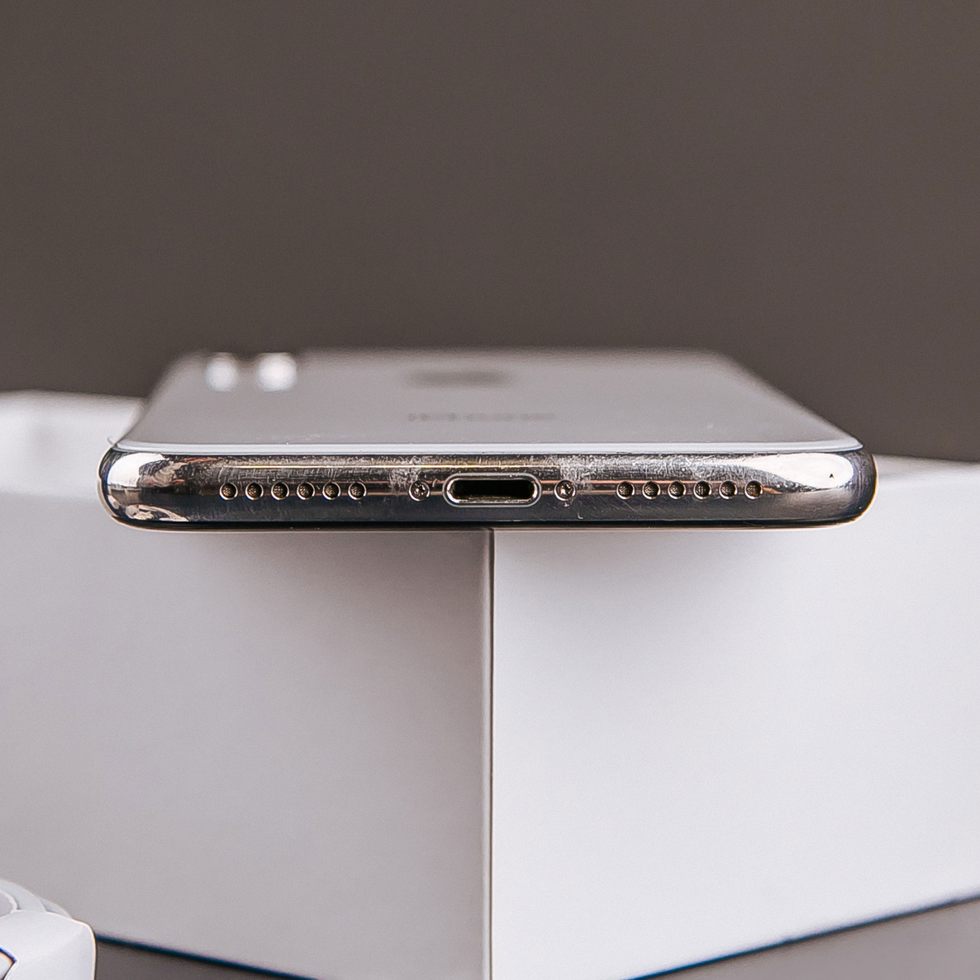 iPhone X 256gb, Silver б/у